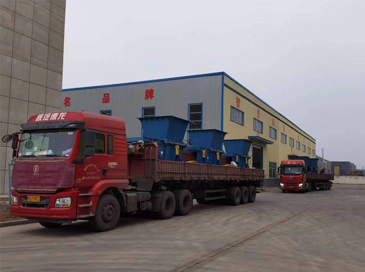 山东矿安重工生产的14台称重给煤机发货