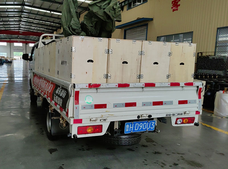 山东矿安重工一批气动隔膜泵发货